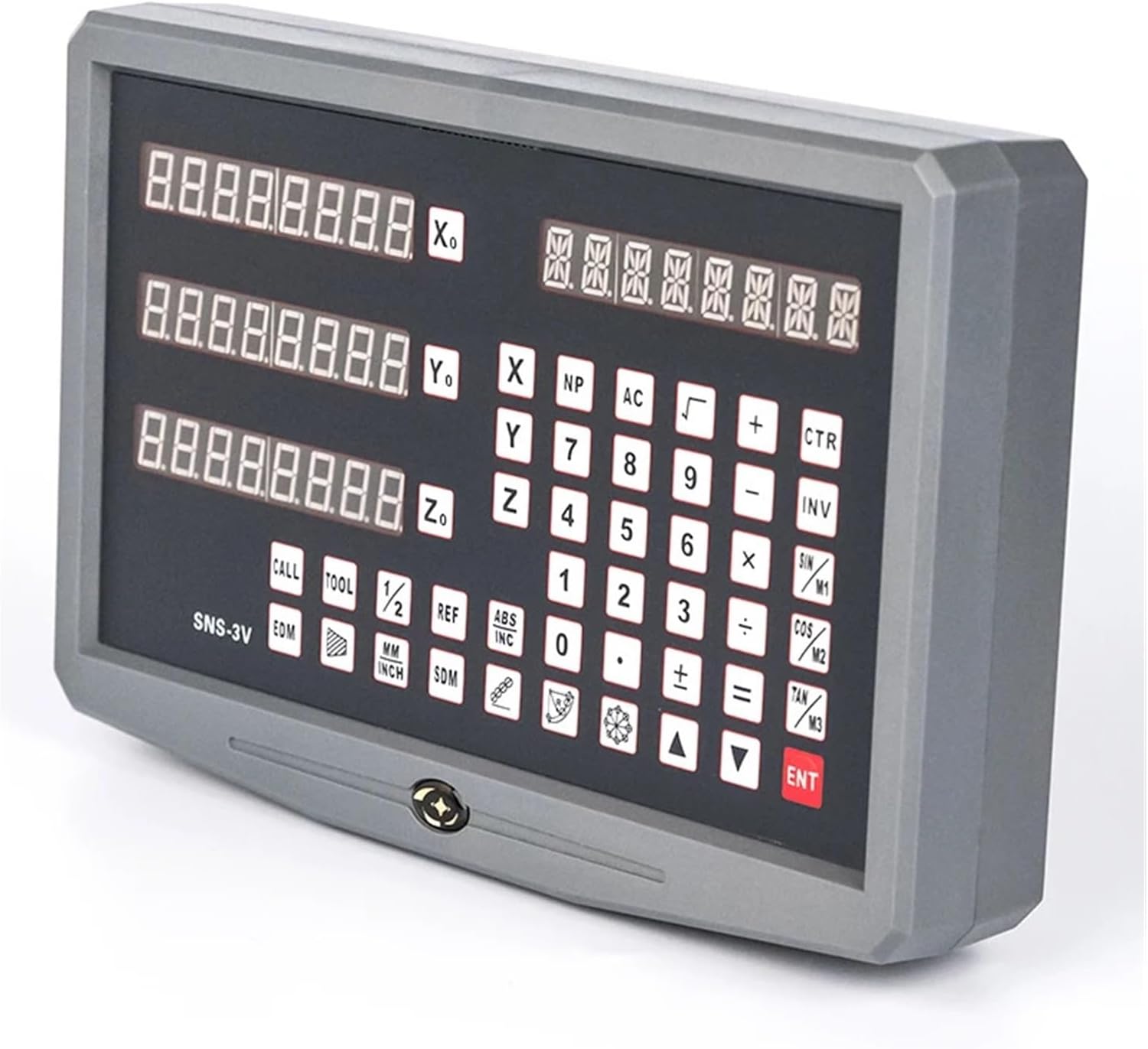 CNC Mill, 3 Axis Lathe Mill DRO Digital Readout Kit fits Linear scale Encoder with Accessories