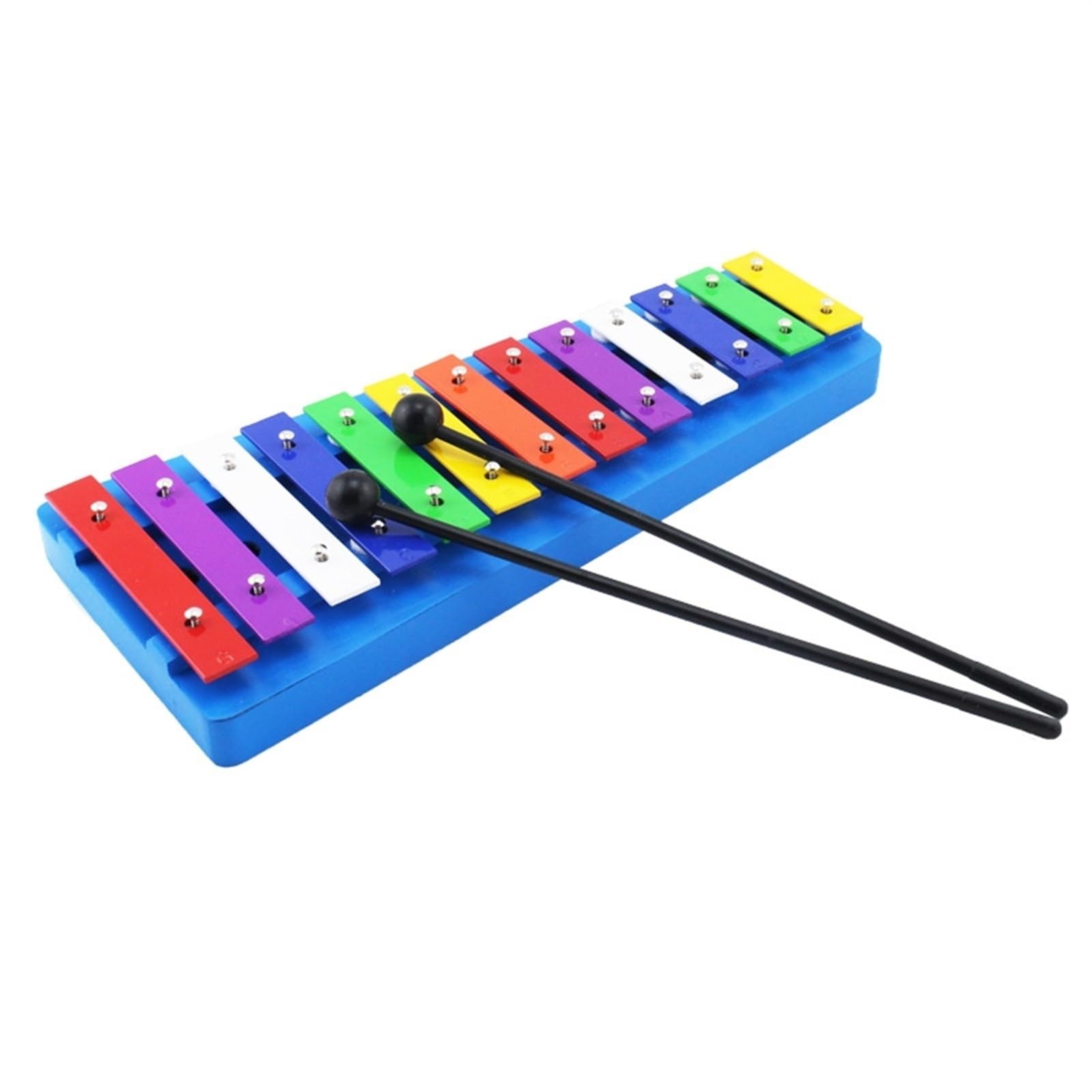Xilofono Professionale Pianoforte Con Piastra In Alluminio A 13 Toni Con Base Blu Pianoforte Con Piastra In Alluminio A 13 Toni Strumento A Percussione Xilofono