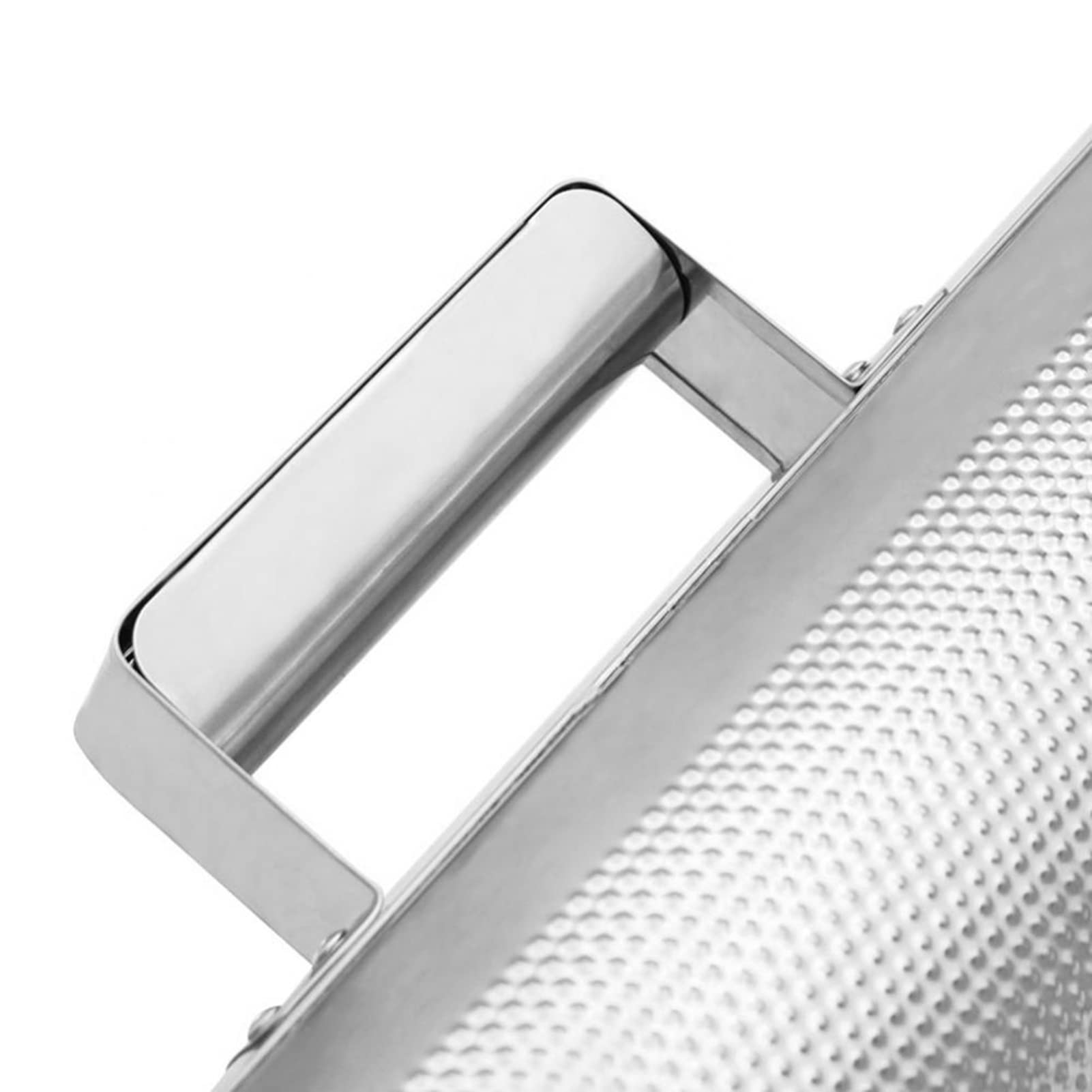 Guiro de Metal, Instrumento de Percusi¨®n de Acero Inoxidable, Cilindro Redondo con Raspador
