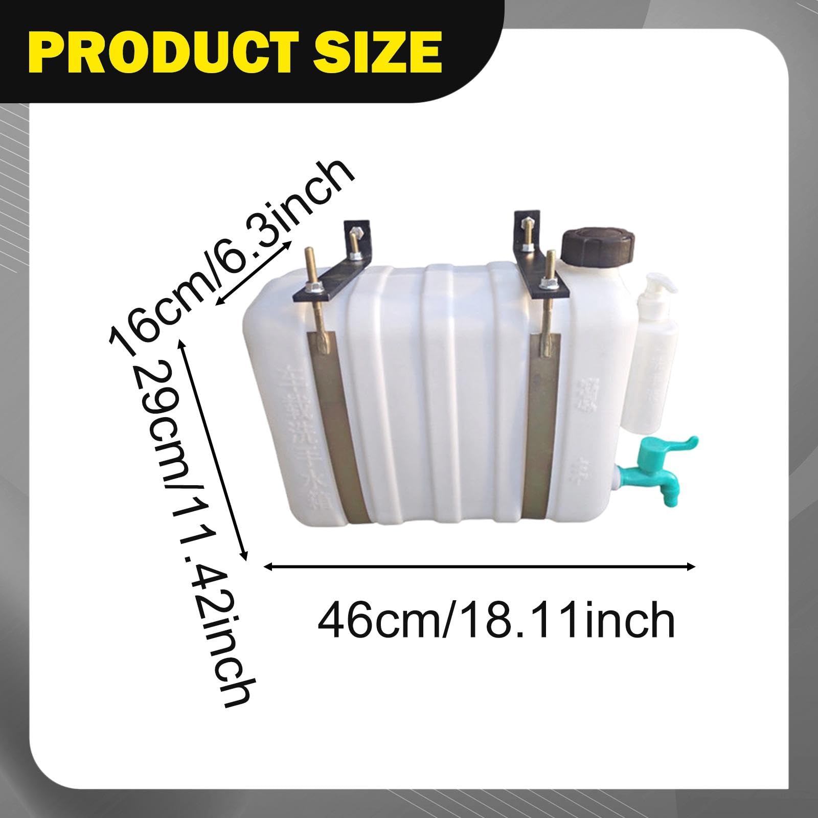 Depósito de Agua para Camión, Contenedor para Lavado de Manos, Almacenamiento de Agua, Resistente Y Estable. Permite Un Uso Prolongado del Agua Sin Ne