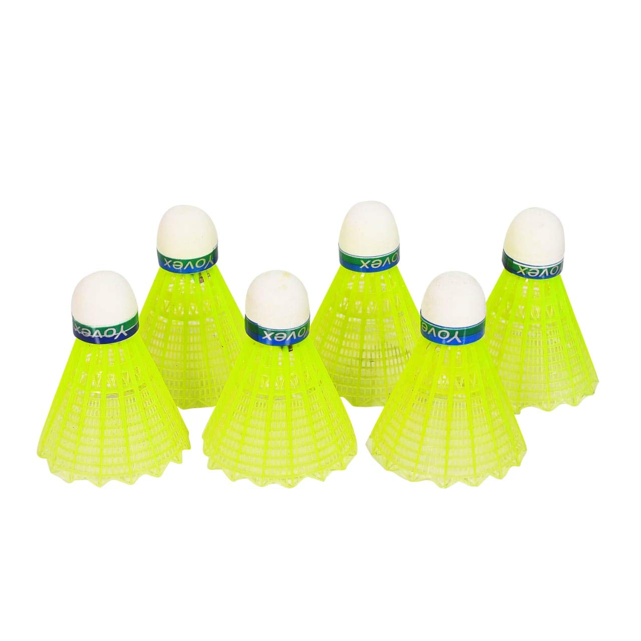 SVR Yovex Nylon Shuttle Cork Pack of 6 (Green Colour) (B08XKDDZCT) Amazon Price History, Amazon Price Tracker