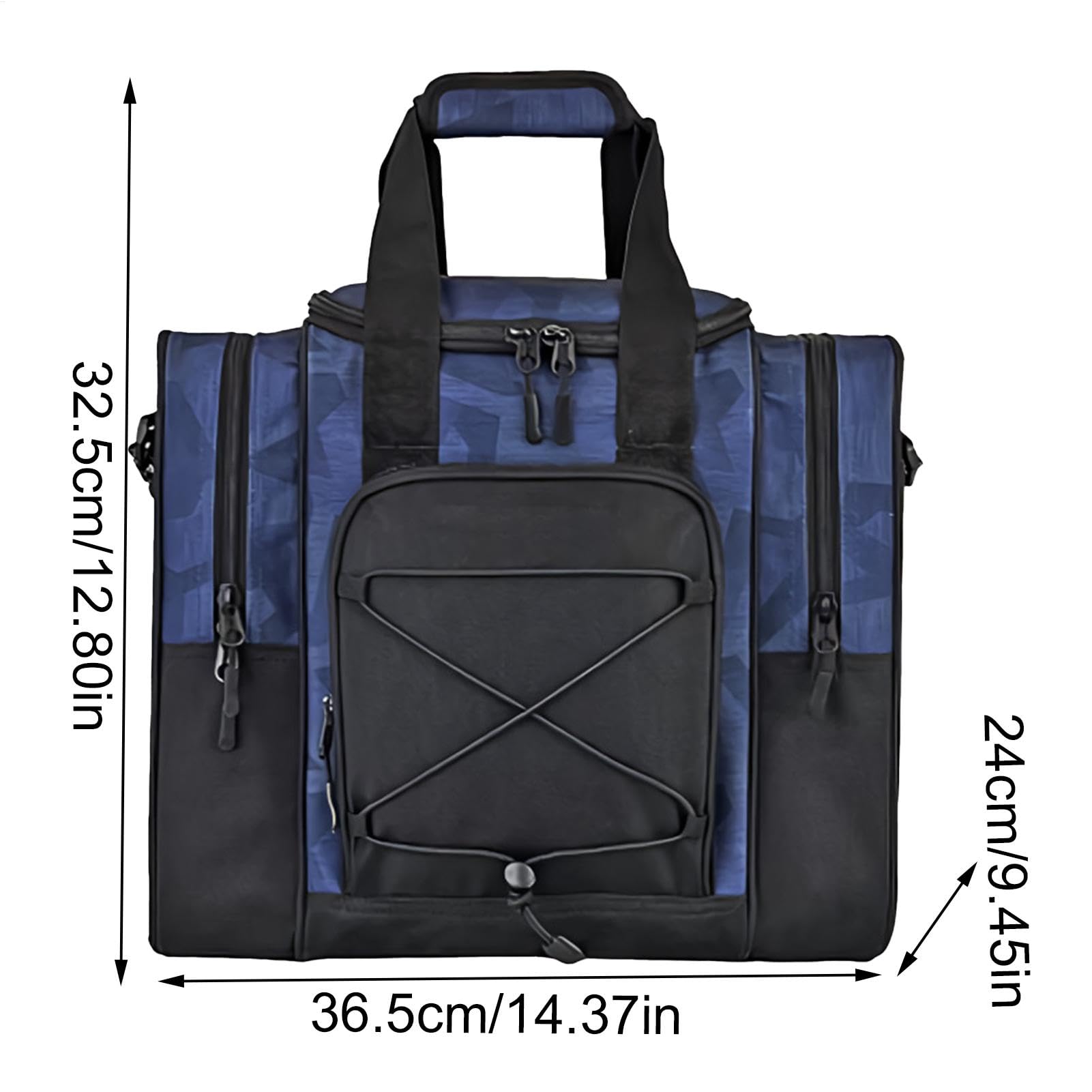 Generico Bowling Ball Carrier, ajustable bowling ball tote, Adjustable Belt Bowling Bag, Padded Bowling Ball Compartment, Adjustable Bowling Ball Carrier Bag Multifunctional Tote for Men and Women