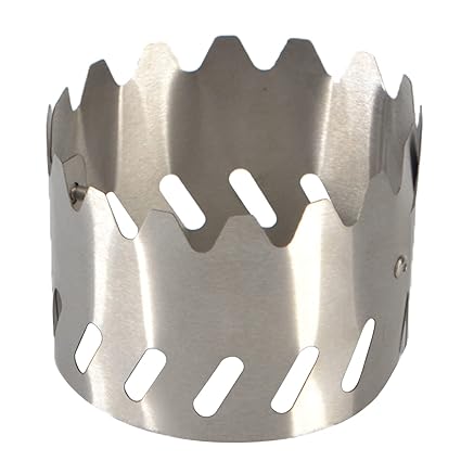 jomgeroz Ultralight Camping Stove Rack Wind-Proof Plate Stainless Steel Stove Windshield Stove Windshield Screen Stove Rack Stove windscreen Bracket Stove Windshield