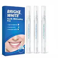 Teeth Whitening Pen - No Sensitivity Teeth Whitening Gel Kits for Stain Removal, Professionally Gentle Teeth Whitener for Brighter Whiter Smile, Mint (0.11 Fl Oz (Pack of 3))