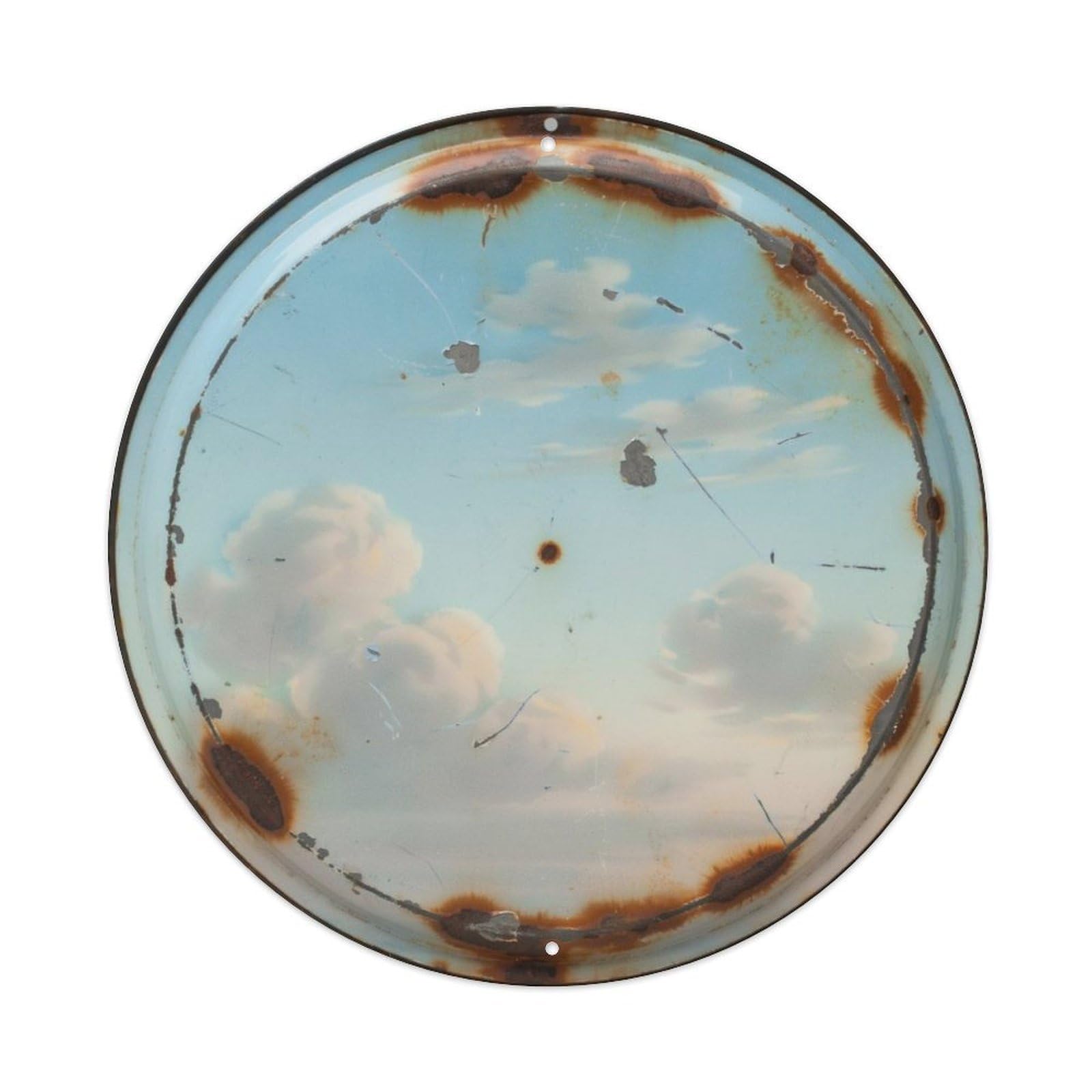 Vintage-Cloud Metal Tin Sign Plaque