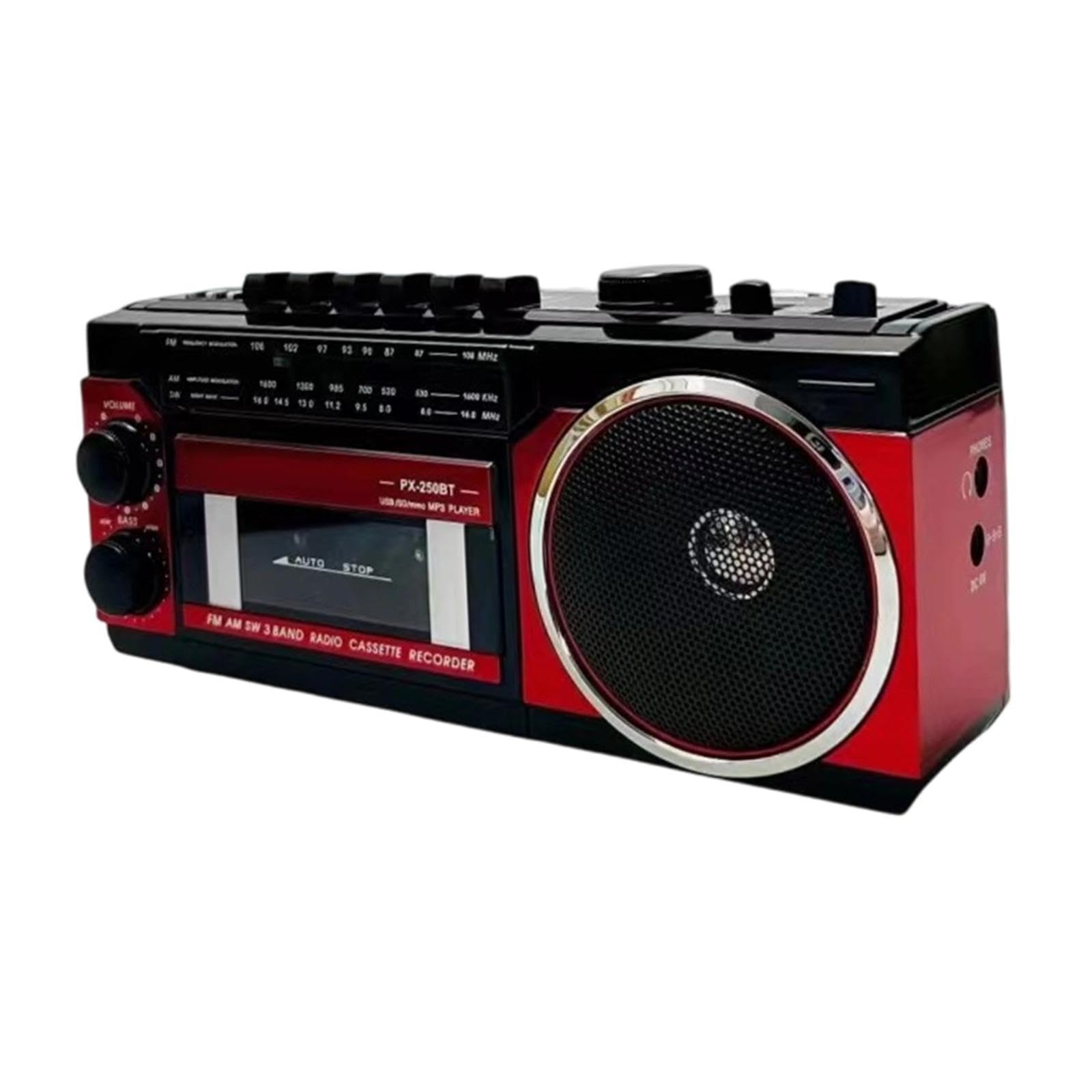 Radio Cassette Player USB Multifunctional Compact Tape Recorders for Outdoor