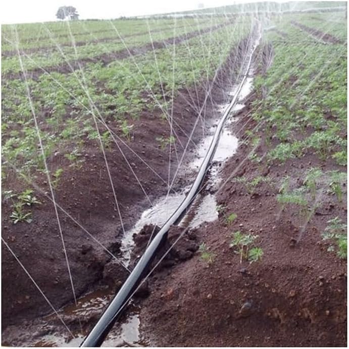 10m 3/4'' Φ20mm Micro Irrigation Spray Tape, for Agricultural Irrigation Soft Hose Greenhouse Under Membrane Film Tube Parts(3-Holes)