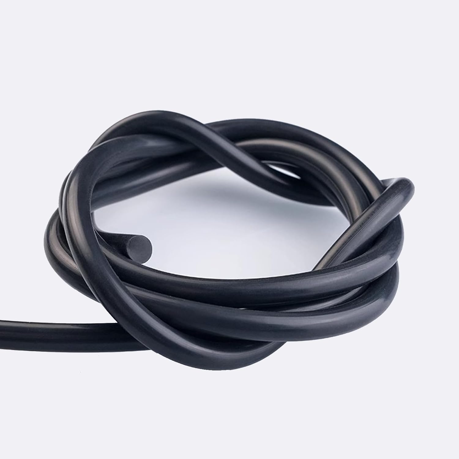 Black Silicone Round Bar for Leak-Proof Sealing, Flexible, High-Temperature Rubber Strip for Automotive and Industrial Plumbing Needs,25mm