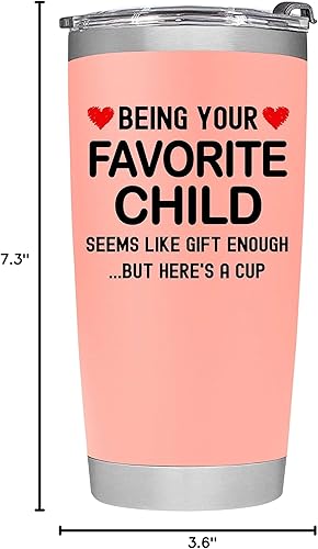 Miniatura 9 de Regalos de Navidad para mamá de hija, hijo, niños - Gran taza de café para mamá el día de su cumpleaños, Navidad, acero inoxidable duradero, aislada