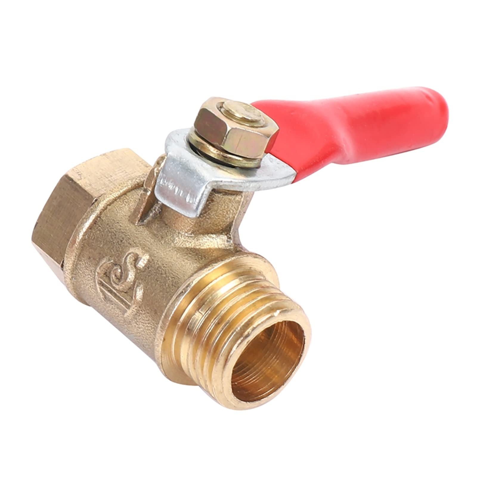 Resistir Extremos de Alta presión y Temperatura 8pcs 1/4 Pulgada válvula de balón de latón de Servicio Pesado Apagado Interruptor Macho y Hembra Escrutinio Accesorio de tubería de Rosca