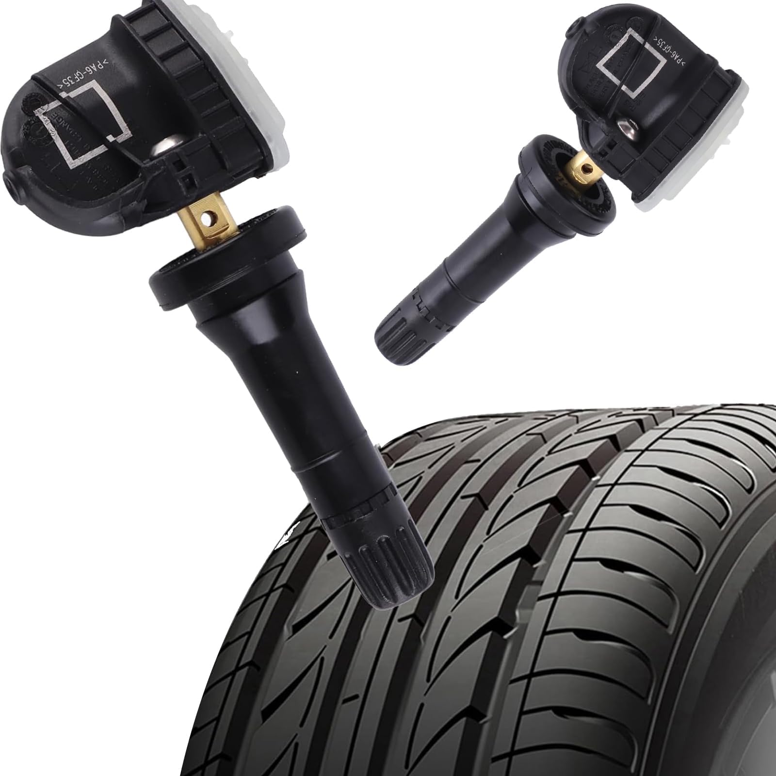 ANBOO Lot de 4 capteurs de pression des pneus TPMS - Système de contrôle de la pression des pneus - Capteurs RDKS compatibles avec Ford Focus III/C-Max II/B-Max/Kuga/Fiesta/Mondeo/Ecosport 1862980