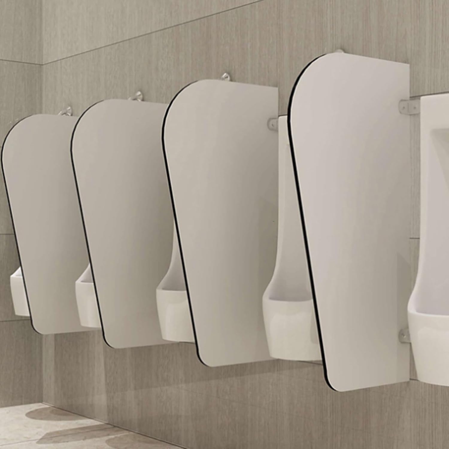 Urinal Divider Screen Panel Toilet Partition, WallMounted Men's Urinal Privacy