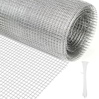 Wühlmausgitter 40cm x 7m, Maschendraht Verzinkt, Drahtgitter Feinmaschig 6 mm x 6 mm, Volierendraht für Hochbeet & Kleintiere, Mäusegitter, Hühnerdraht, Kaninchendraht, 0,6mm Drahtstärke