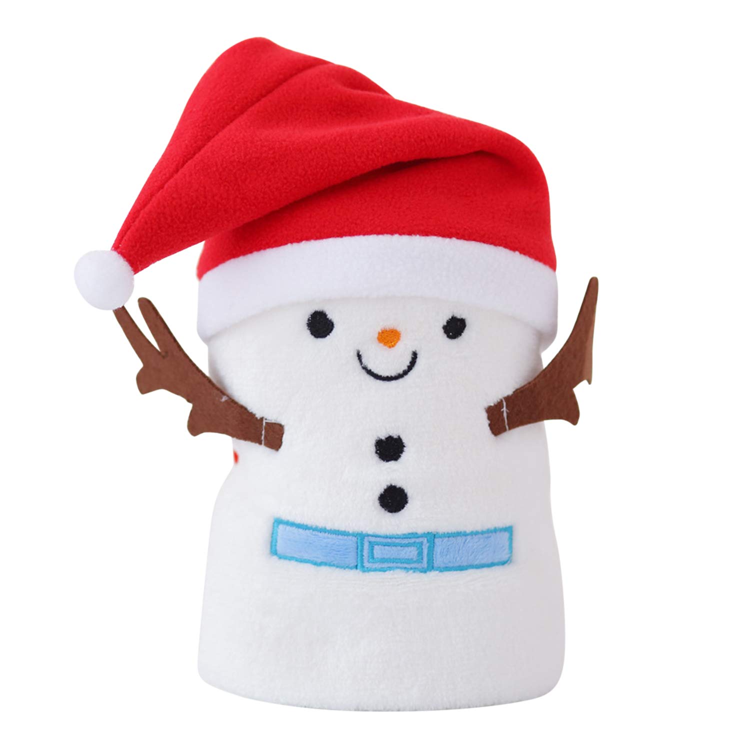 Boodtag Xmas Nursery Blankets for Baby Toddler Santa Claus Elk Soft Thermal Fleece Pram Blanket (Snowman, 100 * 80cm)