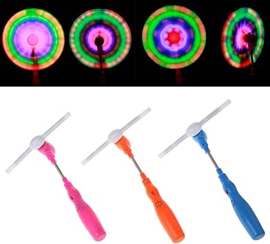 LED Luminous Pinwheel Handheld Flashing Light Musical Toy Lovely New Year Easter Gift Glow in the Dark Kids Girls Gift Rustic Windmill Wall Decor