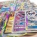 100pcs Lightning Card Collection Rare Card Bundle Compatible with Cards from Every Series, GX EX MEGA Trainer, No Duplicates