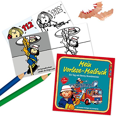 Preisvergleich Produktbild Lutz Mauder 13065 Feuerwehrmann Malbuch