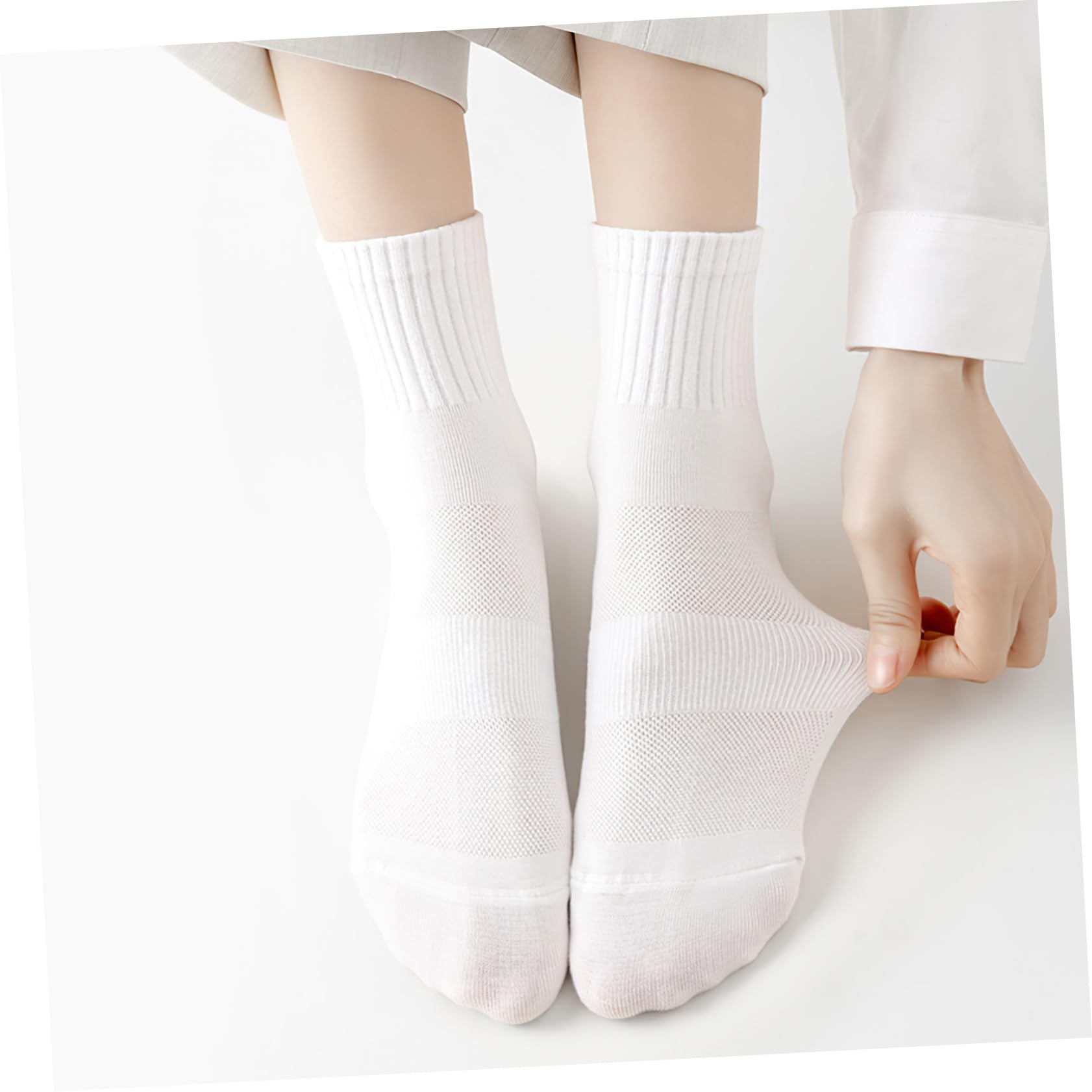 Calcetines Deportivos de Algodón para Dama 10 Pares Altos