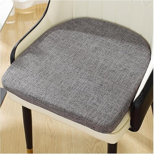 SDNAM 2/4/6er Set Sitzpolster Stuhl 45x45 Stuhlkissen U-förmiges Sitzkissen Indoor Outdoor Anti-Rutsch Kissen für Drinnen und Draußen Garten Küche Café Esszimmer(#1 45 * 45cm(2pcs))