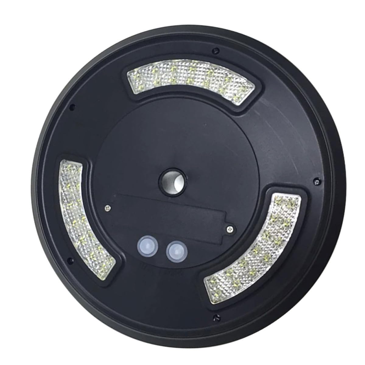 jojofuny Lampada Solare in Plastica Nero per Ombrellone Esterno 42 LED, Resistente alle Intemperie Risparmio Energetico, per Giardino e Spazi Esterni