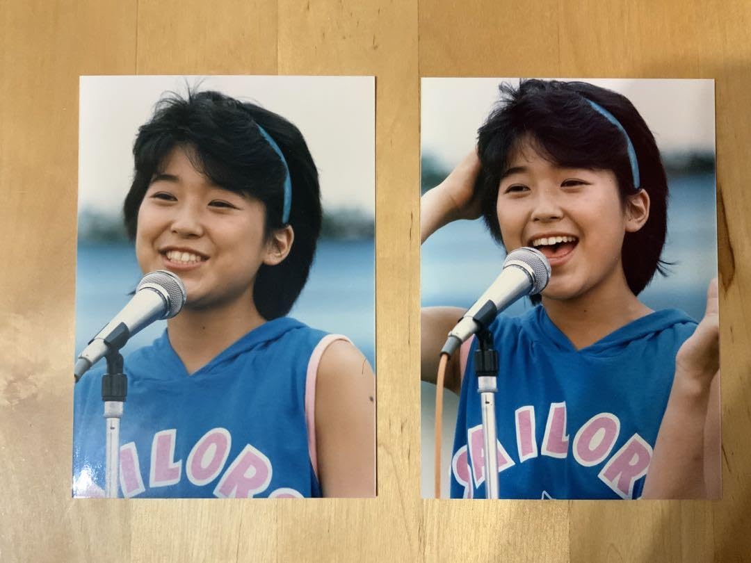 Amazon.co.jp: おニャン子クラブ新田恵利 生写真2枚セット 当時モノ