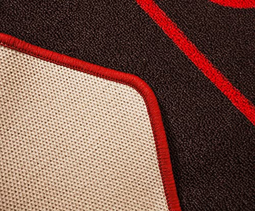 Tapete decorativo rojo D20 Dungeons & Dragons 132x114 cm miniatura 5