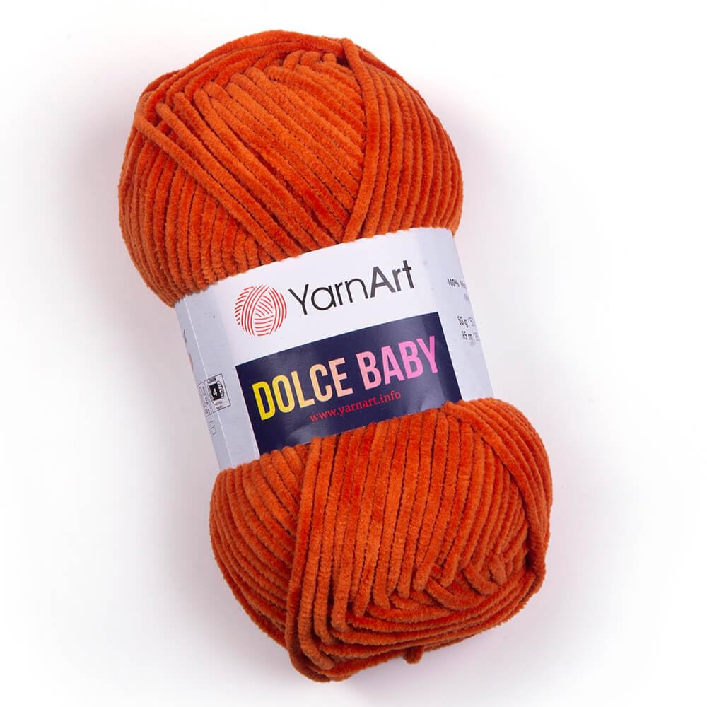 Yarn Art Dolce Baby by Soft Chenille Velvet Medium Moyen Medio Blanket amigurumi Crochet 50 Gram (1.76 oz) 93 Yards (778)