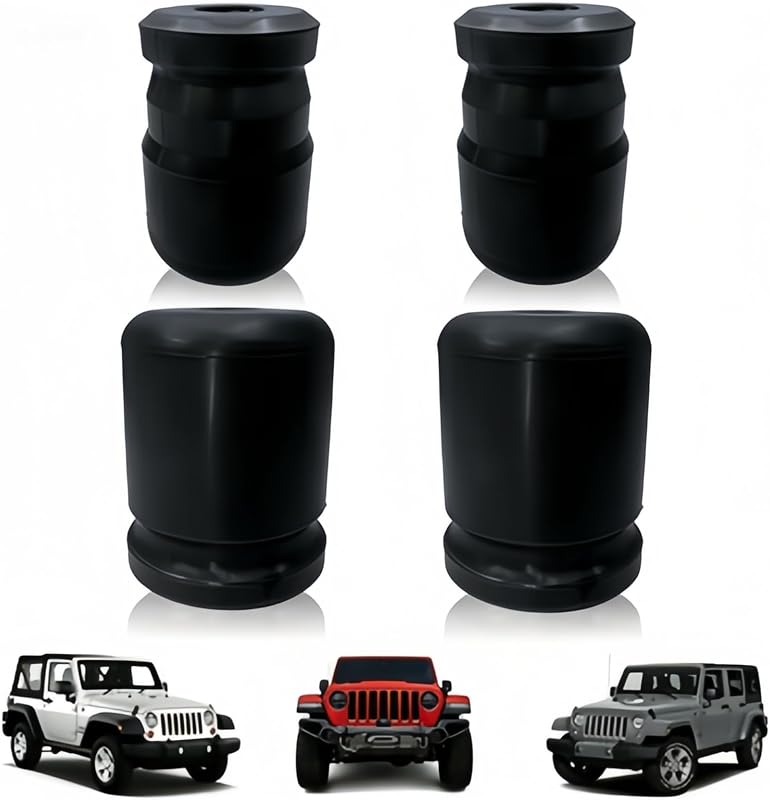 Kit de Batentes de Suspensão em Poliuretano daisyfang para Jeep Wrangler JK/JKU 2007–2018 – 4 unidades