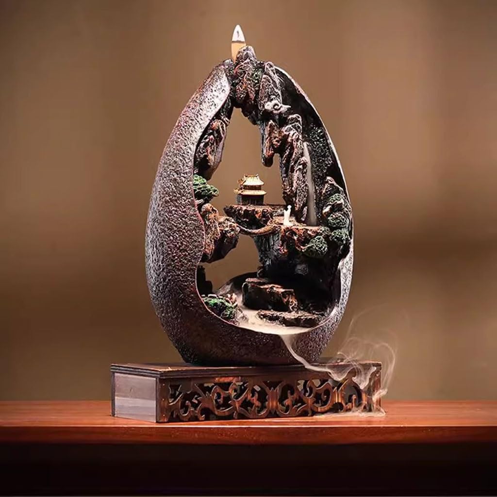 OGOODLE 香炉 クリエイティブ逆流香炉 沈香炉 アロマセラピー炉