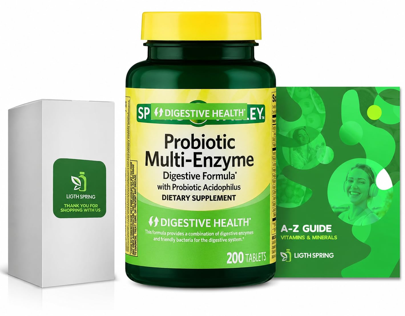 Amazon.com: Probiotic Multi-Enzyme Digestive Formula Tablets, 200
