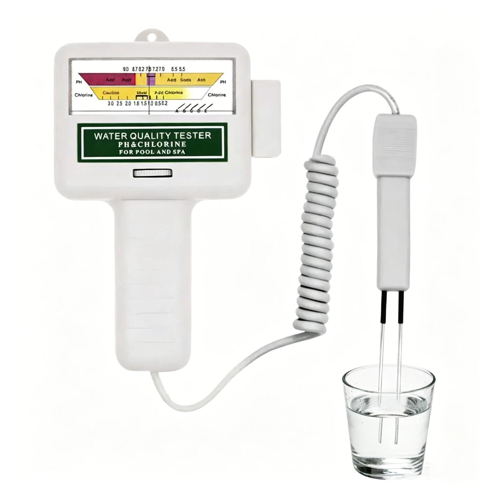 Water Quality Tester, 2-in-1 Portable PH and Chlorine Testing Kit