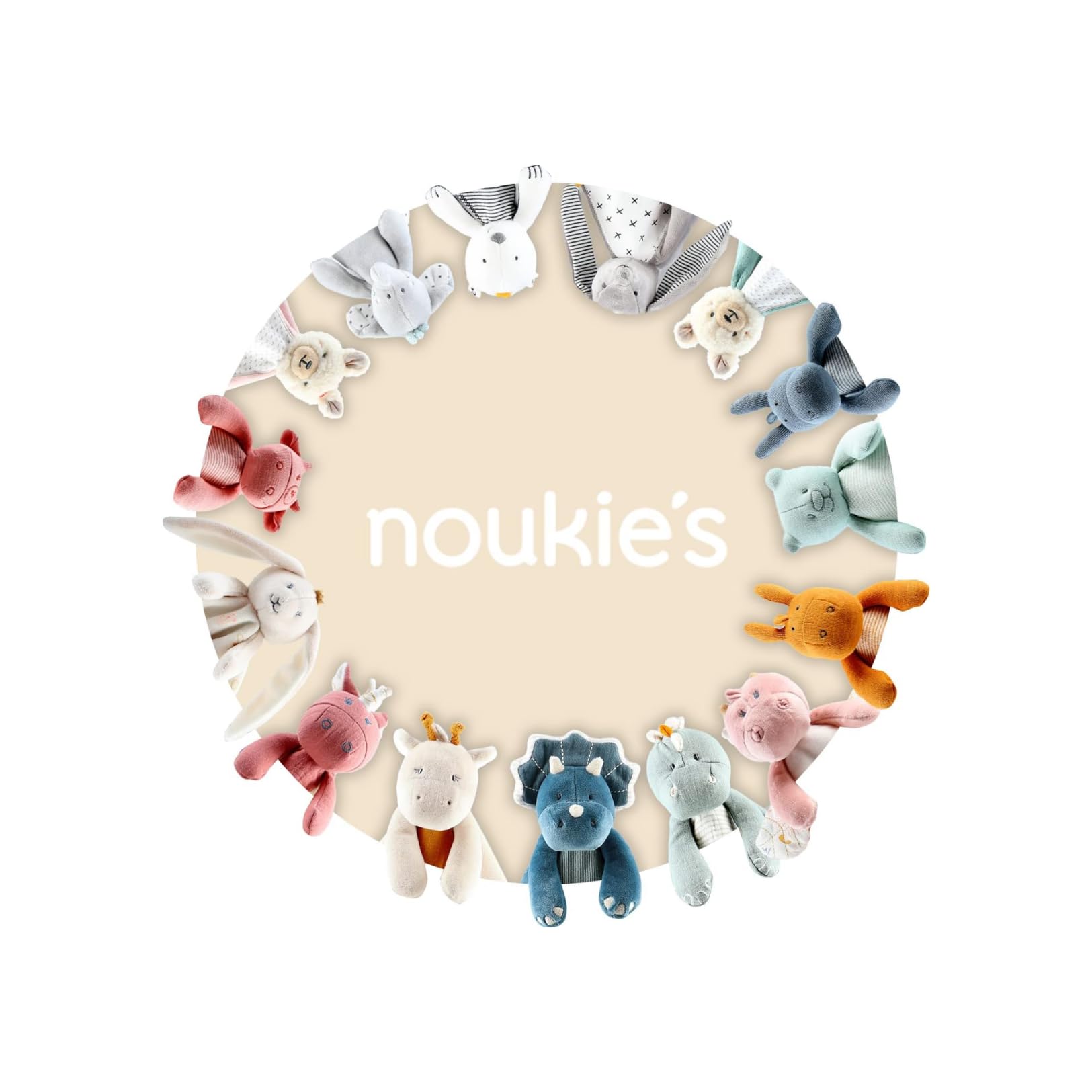 Noukie's - Supporto per culla in legno dipinto, colore: bianco