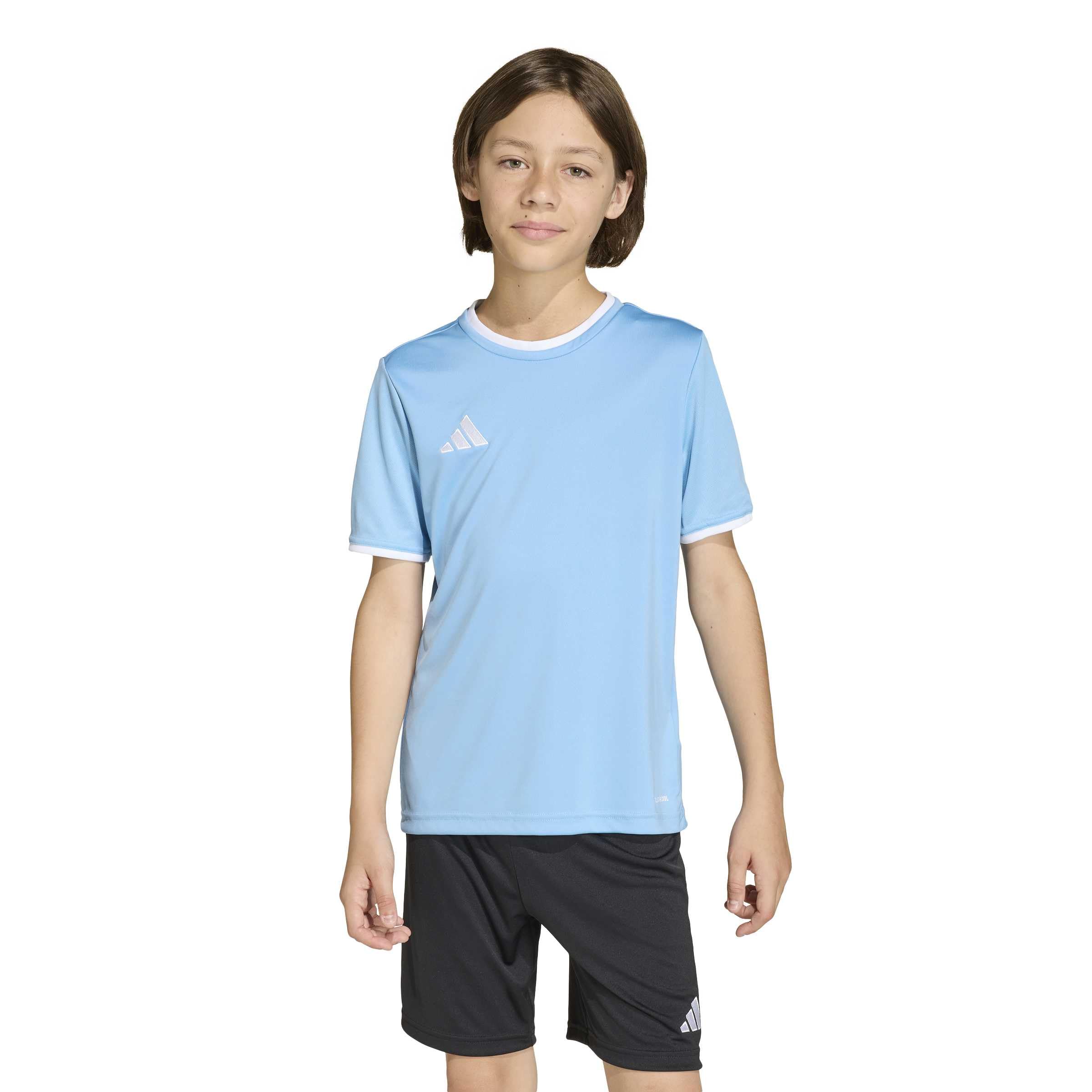 adidas Unisex Kids Entrada26 Jersey Kids Shirt, Team Light Blue/White, 11-12 Years