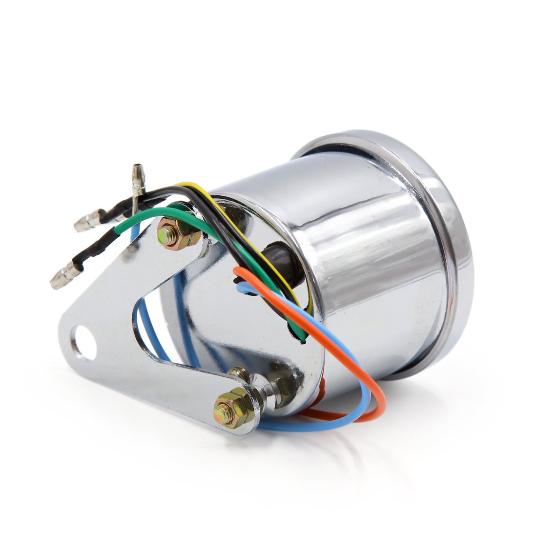 sourcing map Jauge De Compte-Tours Moto Universelle 1pc 0-13000tr/min | Chromé, Universel, Pour Camion, Pour Auto, Pour Bateau, Rétroéclairage, Support De Montage, Interface Mécanique
