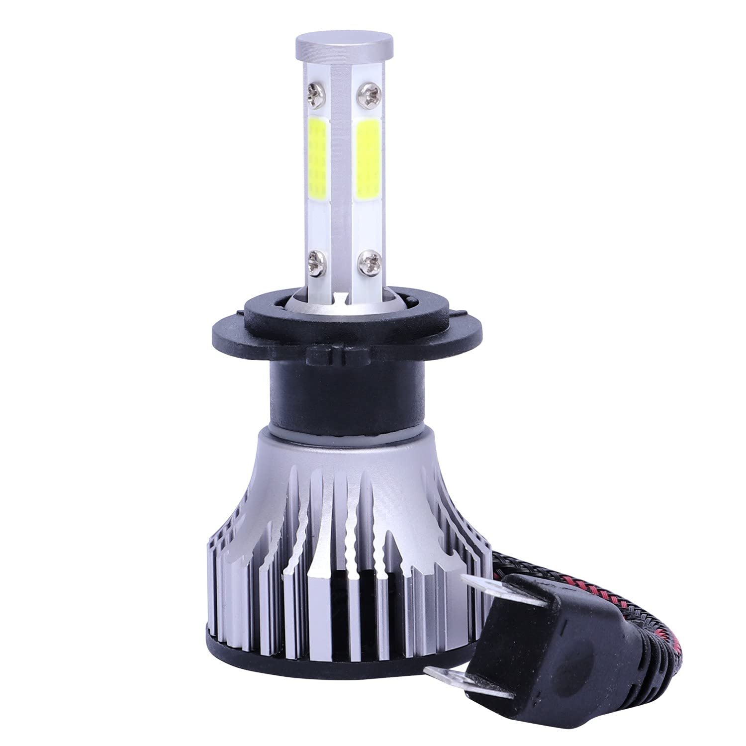 fari a LED 2 pz/Paia 52W 4-Side H4 H7 LED Auto Faro dell'automobile 16000LM 6500K Lampada H1 H3 9005 HB3 9006 9007 HB4 H8 H9 H11 H11 Bulbi di fendinebbia Lampadina a LED