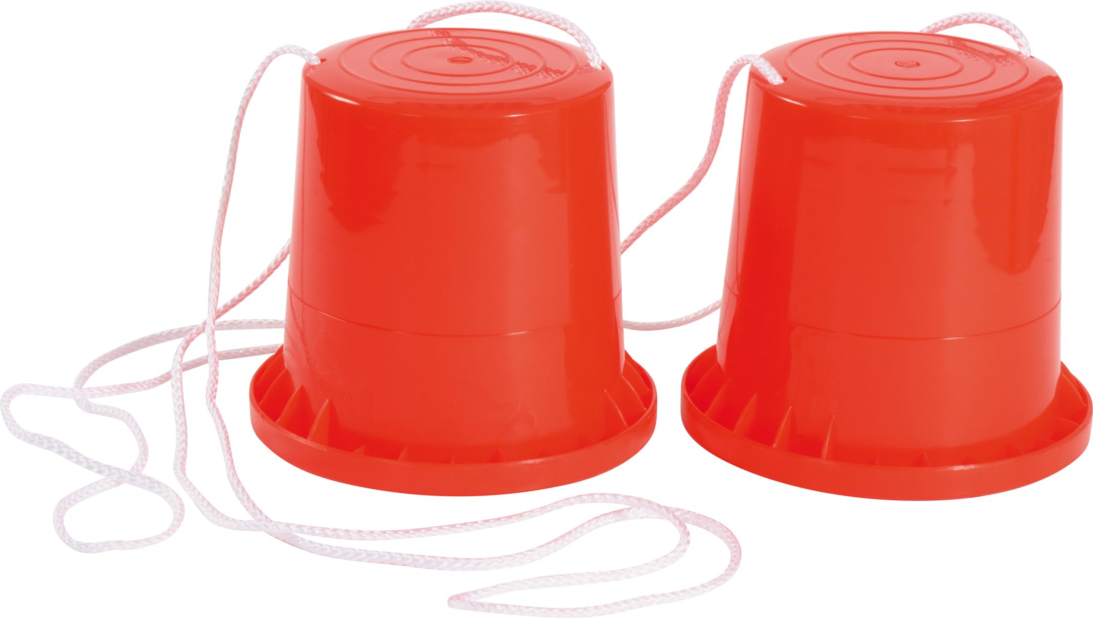 Lot de 4 paires d'échasses robustes pour enfants - Pour l'équilibre et la coordination - Charge maximale : 75 kg - Pour l'intérieur et l'extérieur