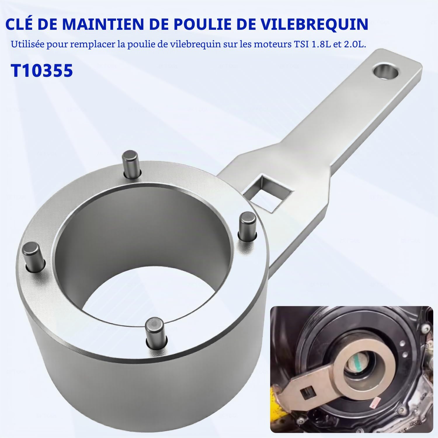 ZKTOOL 32 PCS Kit d'Outil de Calage de Distribution pour Moteur Audi