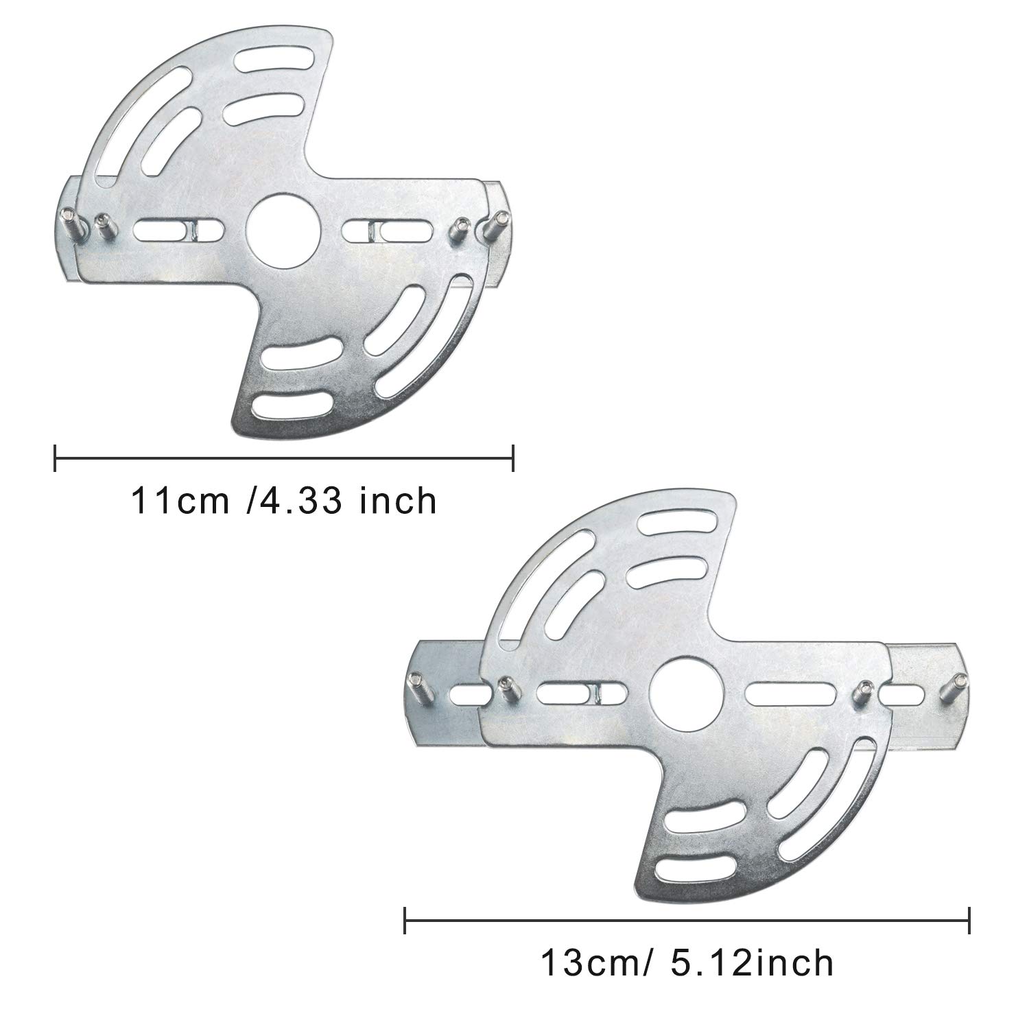 Canomo Lighting Adjustable Crossbar Kit Multifunctional Light Fixture Crossbar Plate Support to 35lb for Mount Wall Light, Close to Ceiling Light, Chandelier, 1 Set (Pack of 2) — Amazon image 3