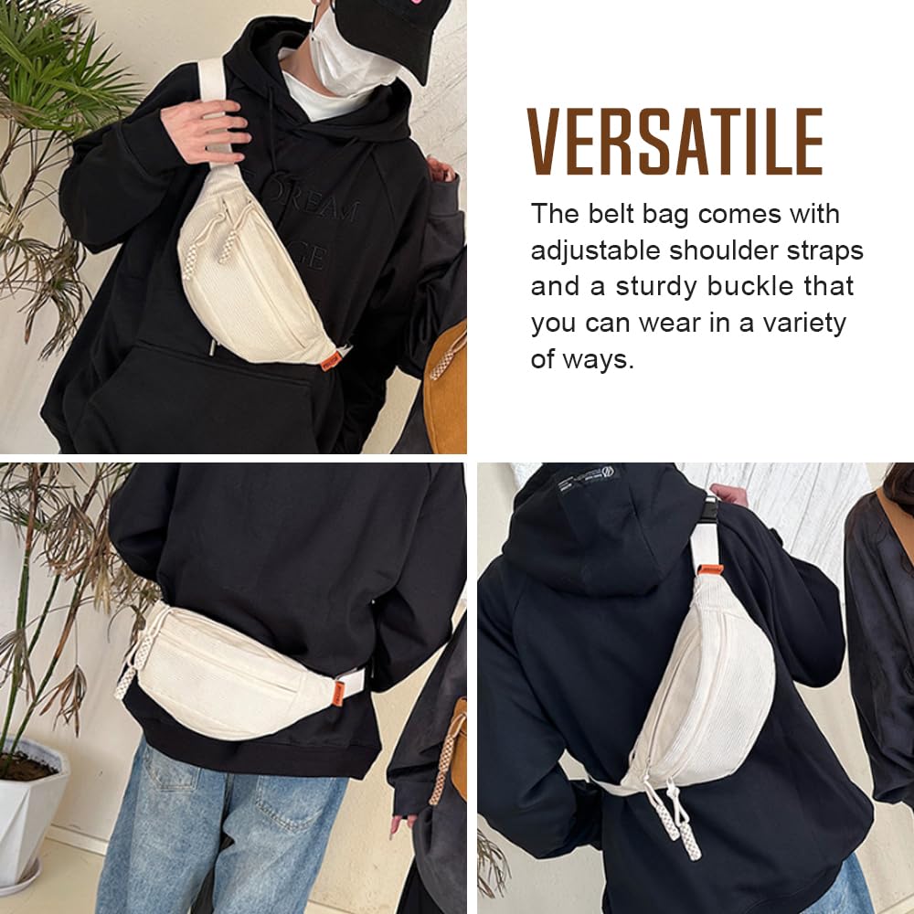 Sac à Bandoulière pour Femme,Sac Bandoulière Tendance,Sac Banane pour L'extérieur, Sac Banane,Fanny Pack Réglable,Sac à La Taille Ceinture,Sac à Main Fashion,Sac de Hanche Fait, Sacoche