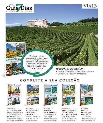 Coleção Guia 7 Dias Volume 3: Gramado, Canela e Vale dos Vinhedos