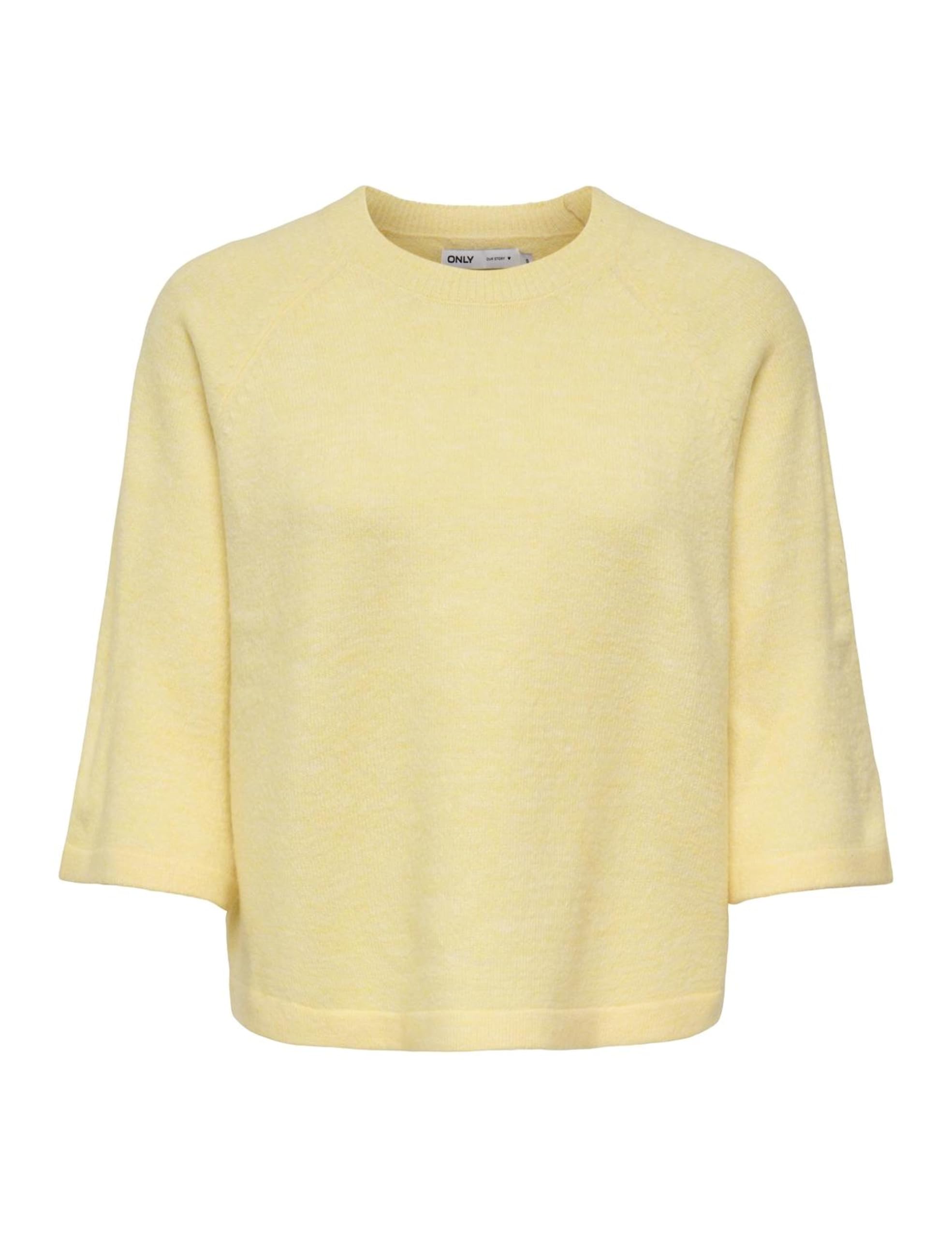 ONLY Onlsimoni KNT Noos 3/4 Pullover, Mellow Yellow, L