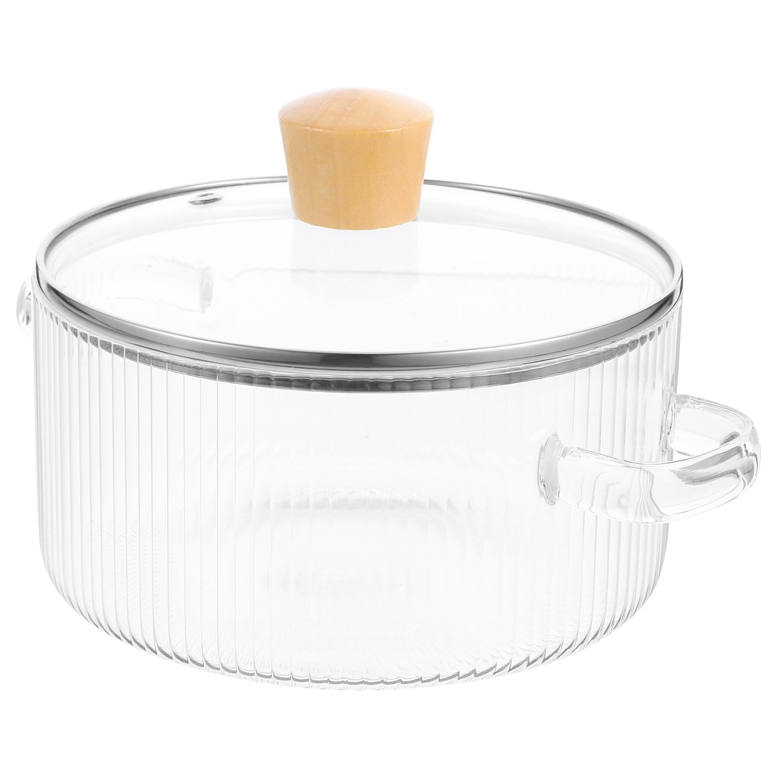Marmite à soupe en verre 1350 Ml idéale pour les repas en petite famille