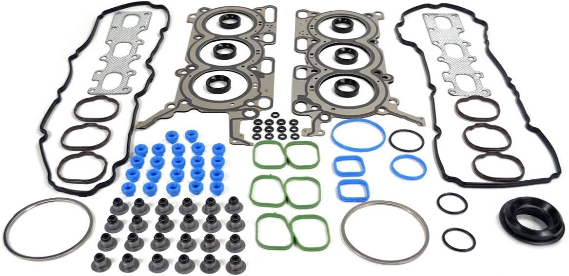 09-12739 Cylinder Head Gasket Set for 2007-2012 Ford/Lincoln/Mazda/Mercury 3.5L V6 3496cc 213 CID, 1 Pack