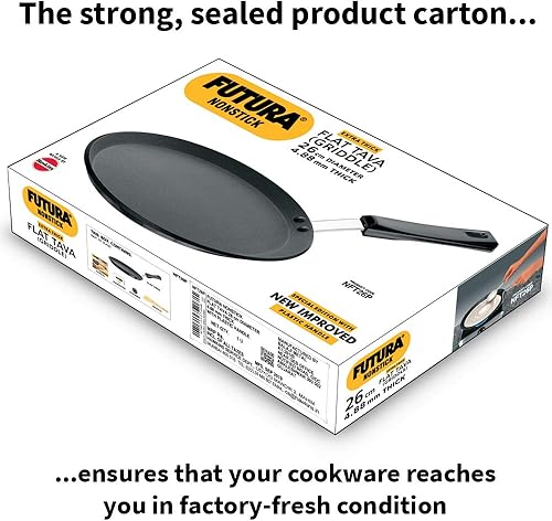 Miniatura 6 de Futura Plancha antiadherente, mango de plástico de 10", color negro