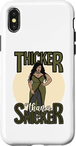 Miniatura 7 de iPhone 14 Plus Thicker Than A Snicker BBW - Funda de melanina para mujeres y niñas
