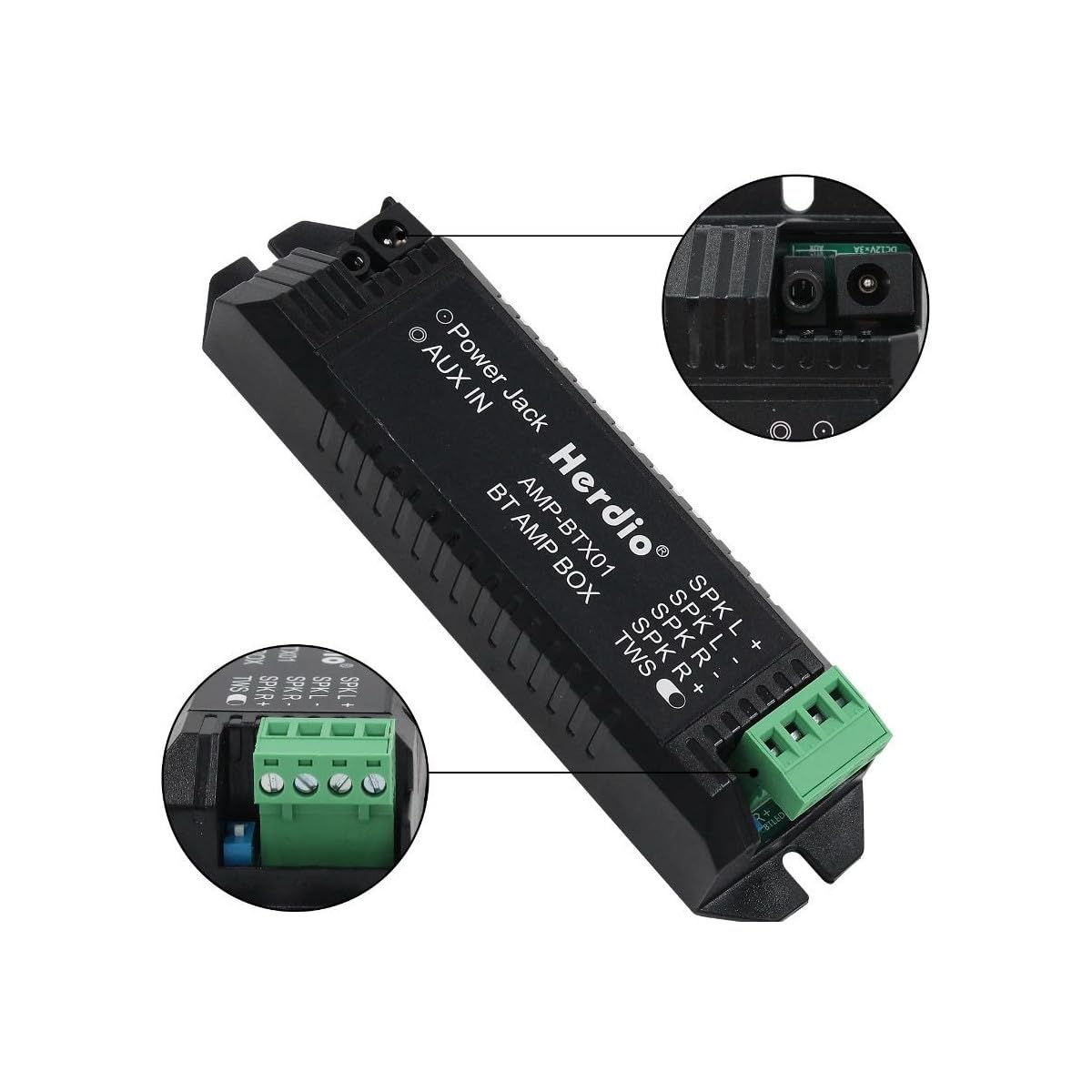 Wzmacniacz bluetooth do głośników lub głośników wbudowanych