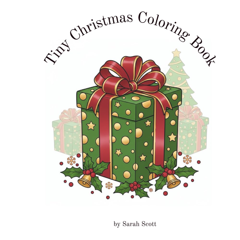Tiny Christmas Coloring Book