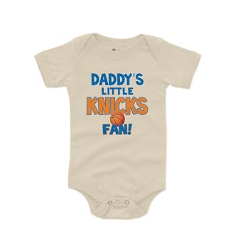 NanyCrafts Babys Daddys Little Knicks Fan Bodysuit