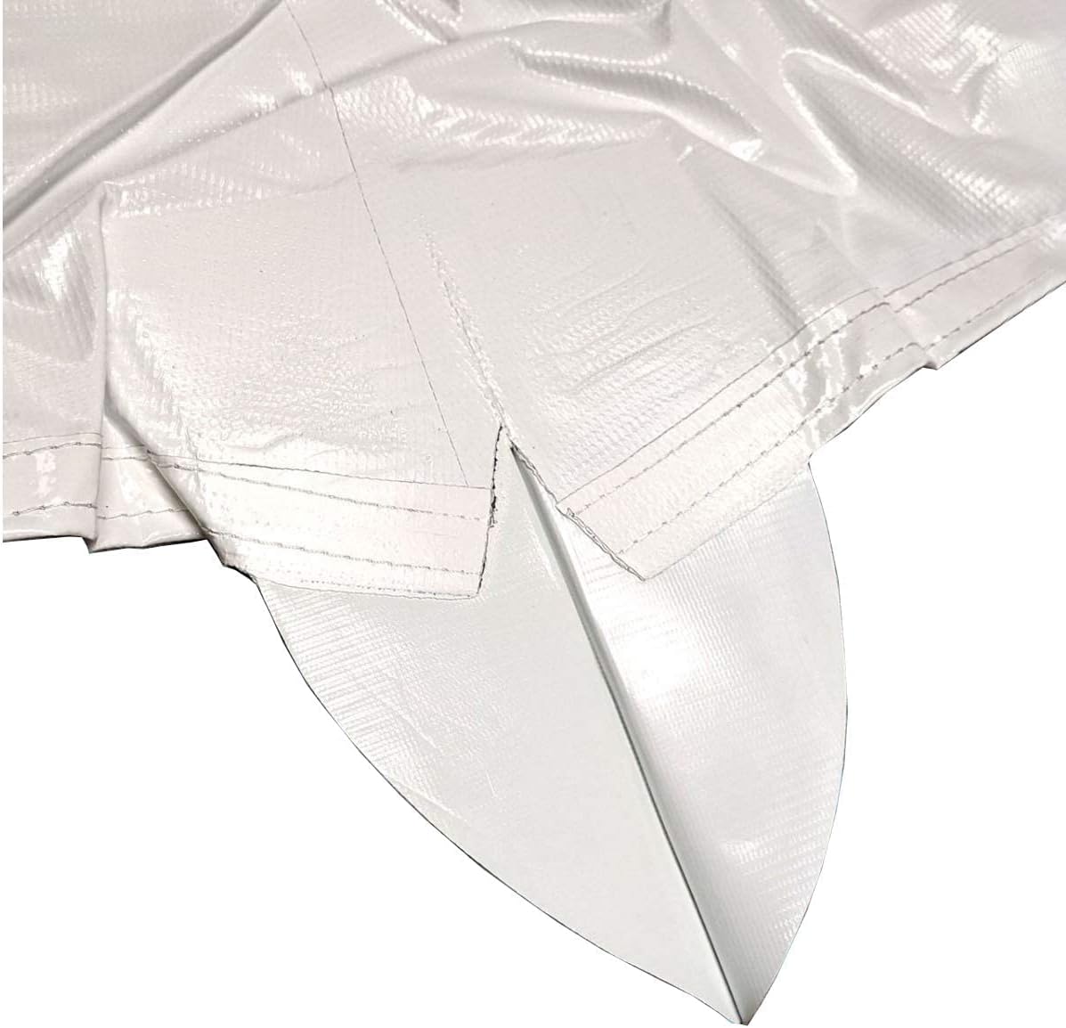TentandTable Vinyl Rain Gutters | for High Peak Frame Style Canopy Tents | 40' Foot | Heavy Duty Vinyl | Tent Not Included