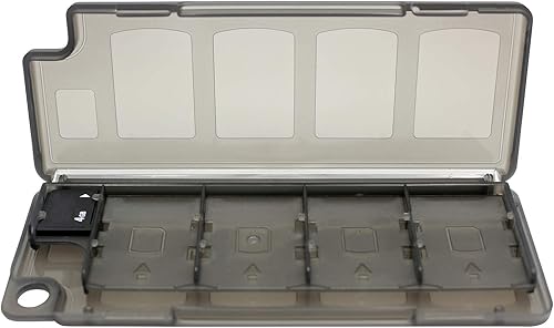 Miniatura 3 de OSTENT Caja de almacenamiento para tarjetas de memoria 10 en 1 para Sony PSV PS Vita Color Negro